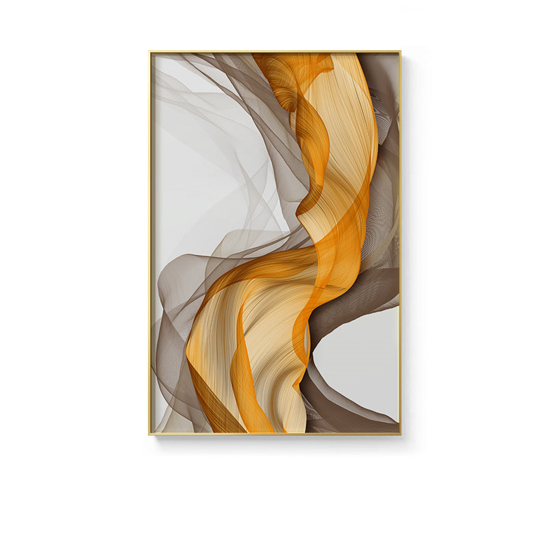 Abstract Yellow Grey Canvas Painting Home Decor Abstract Yellow Grey Canvas Painting Home Decor